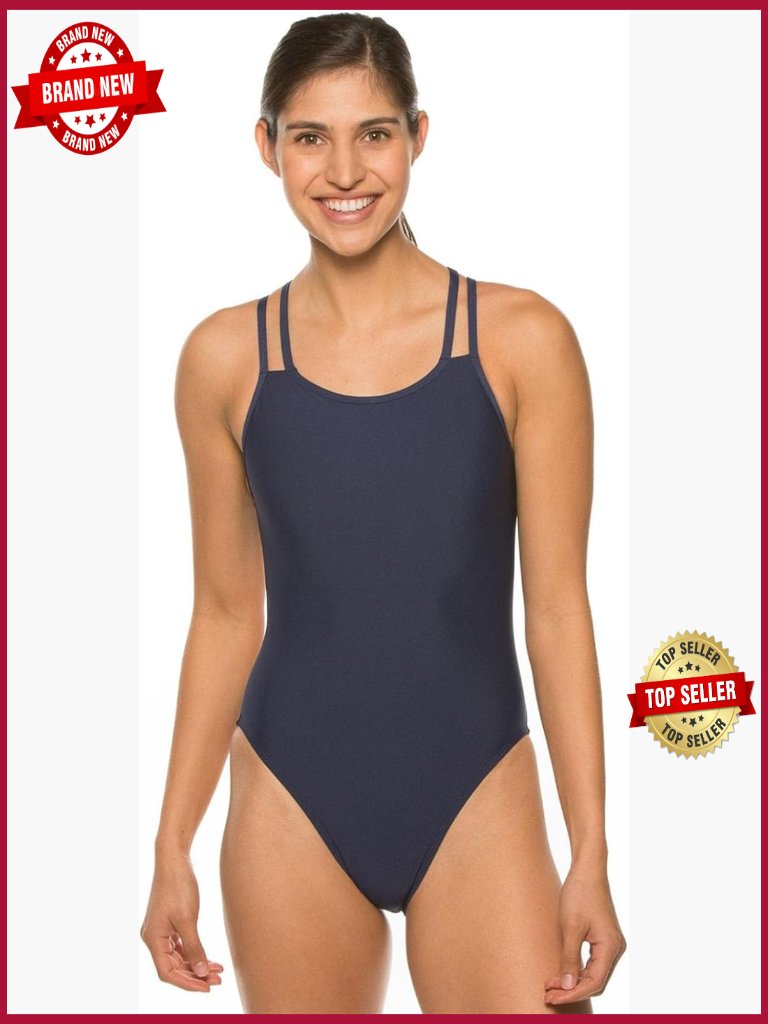 Women's Athletic One Piece Swimsuit Competitive Swim Lifeguard Medium Coverage